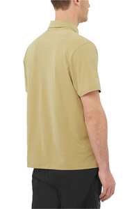Salomon camiseta montaña manga corta hombre TRACKLINE POLO M vista trasera