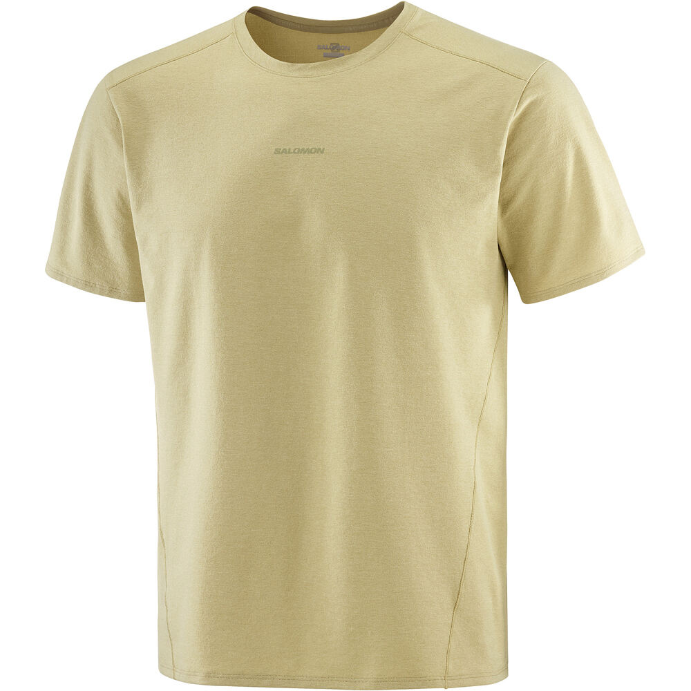 Salomon camiseta montaña manga corta hombre TRACKLINE SS TEE M vista detalle