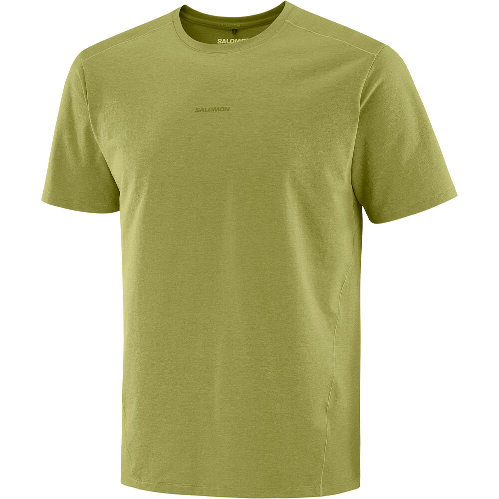 Salomon camiseta montaña manga corta hombre TRACKLINE SS TEE M vista frontal