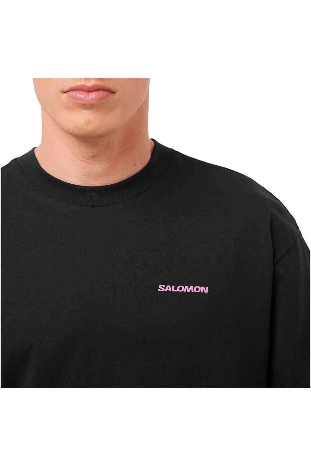Salomon camiseta montaña manga corta hombre WILD RAYS SS TEE M vista detalle