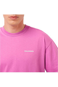 Salomon camiseta montaña manga corta hombre WILD RAYS SS TEE M vista detalle