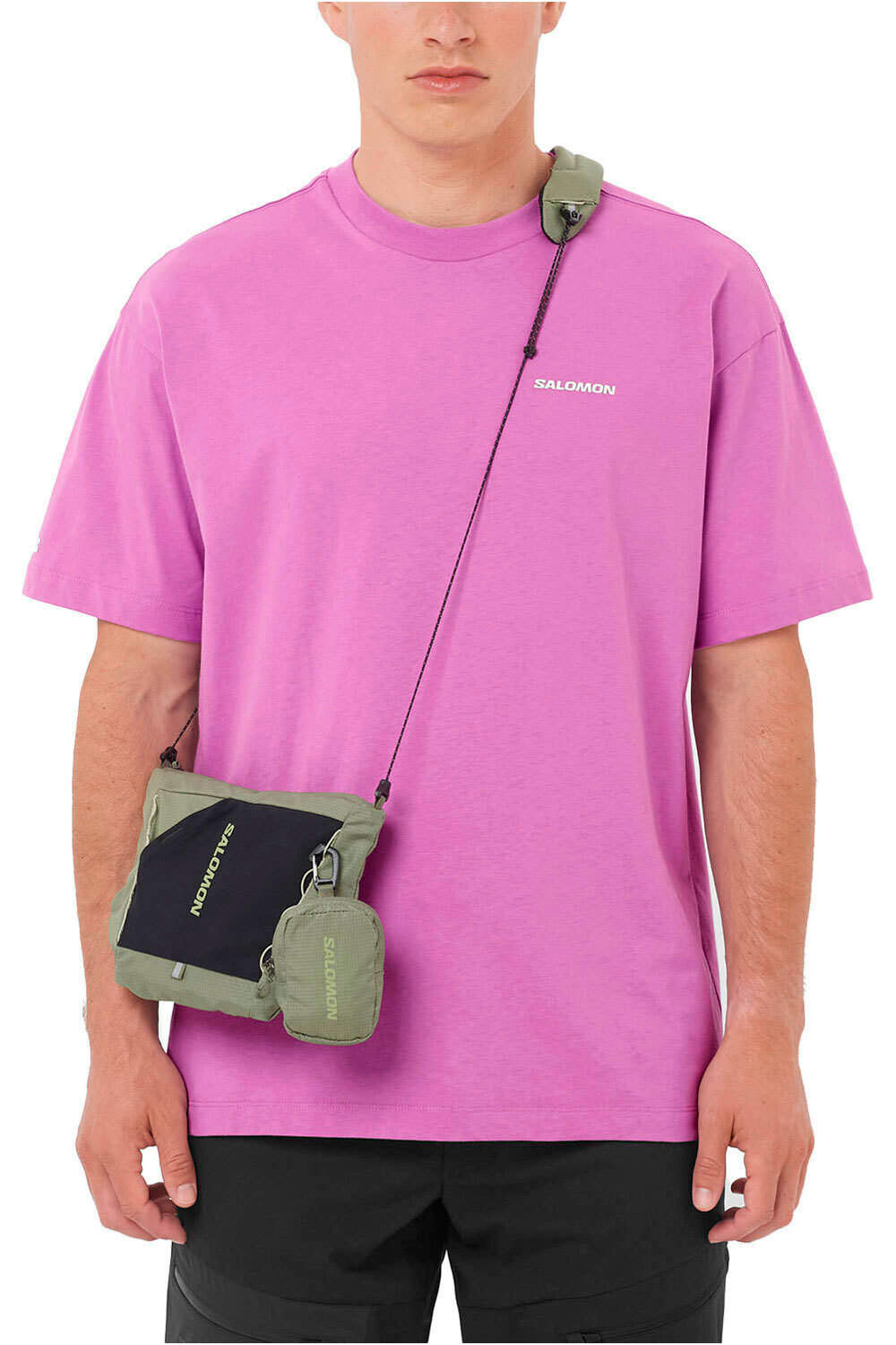 Salomon camiseta montaña manga corta hombre WILD RAYS SS TEE M vista frontal
