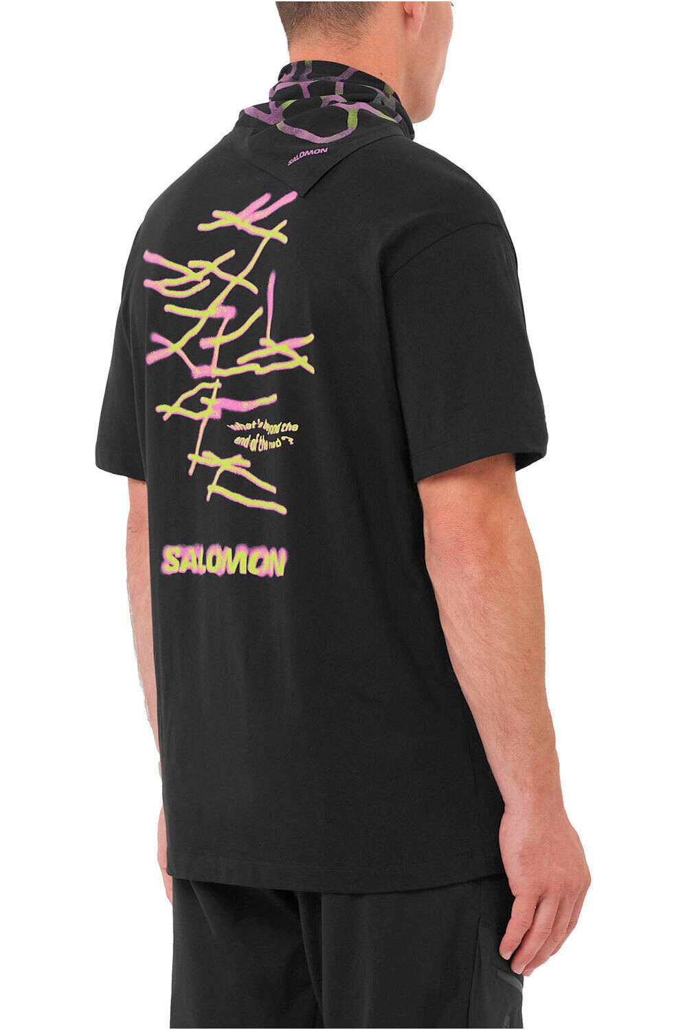 Salomon camiseta montaña manga corta hombre WILD RAYS SS TEE M vista trasera