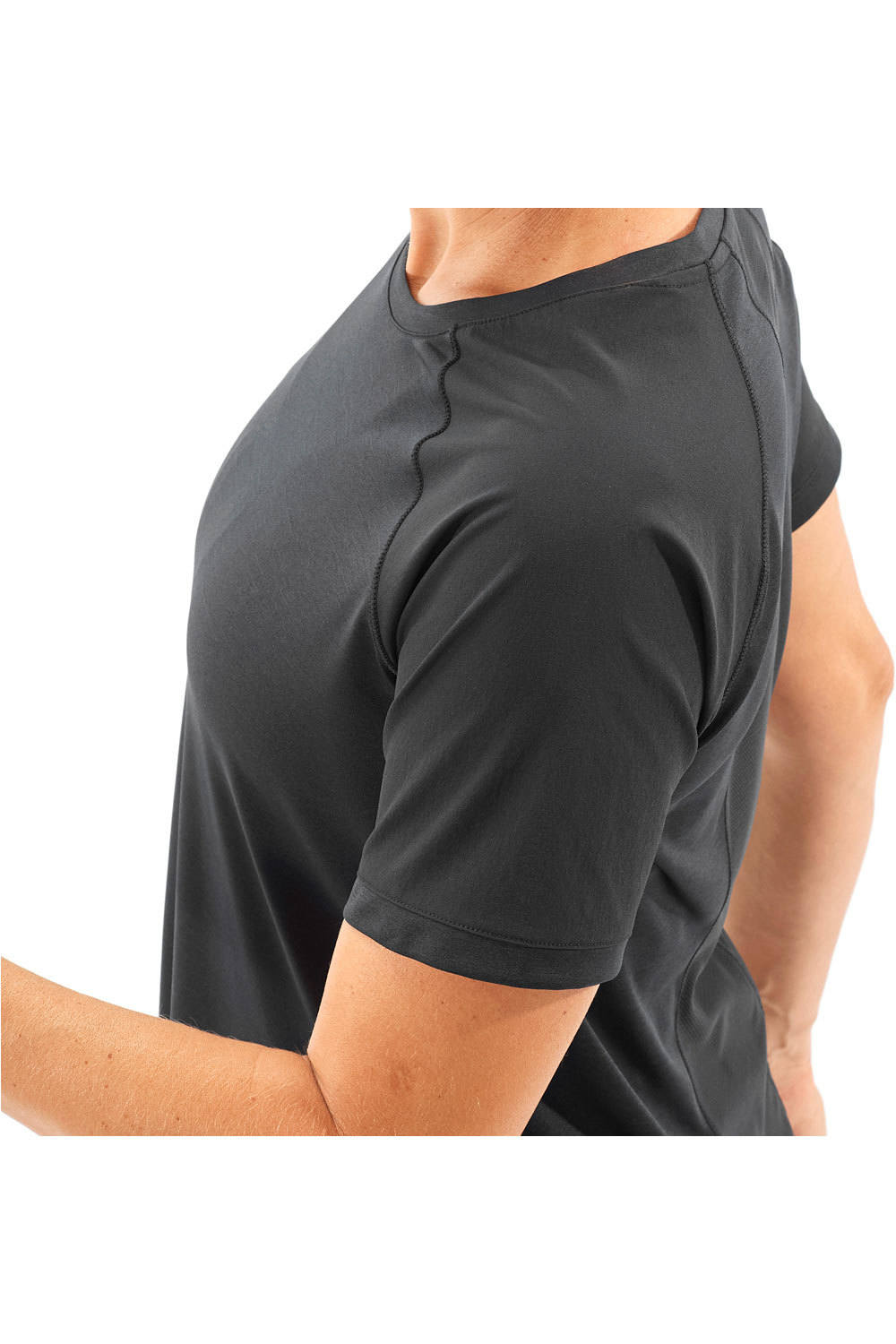 Salomon camiseta montaña manga corta mujer OUTLINE SS TEE W 03