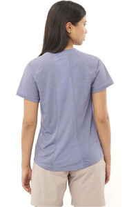 Salomon camiseta montaña manga corta mujer OUTLINE SS TEE W vista trasera