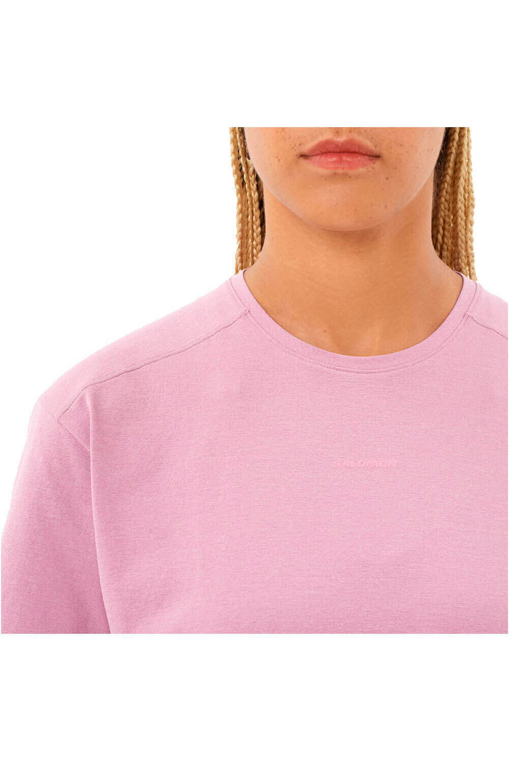 Salomon camiseta montaña manga corta mujer TRACKLINE SS TEE W 03