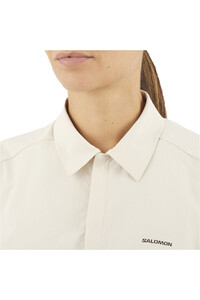 Salomon camiseta montaña manga corta mujer XPLRATION SS SHIRT W vista detalle