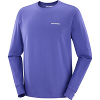 Salomon camiseta montaña manga larga hombre CHEST LOGO LS TEE M vista frontal