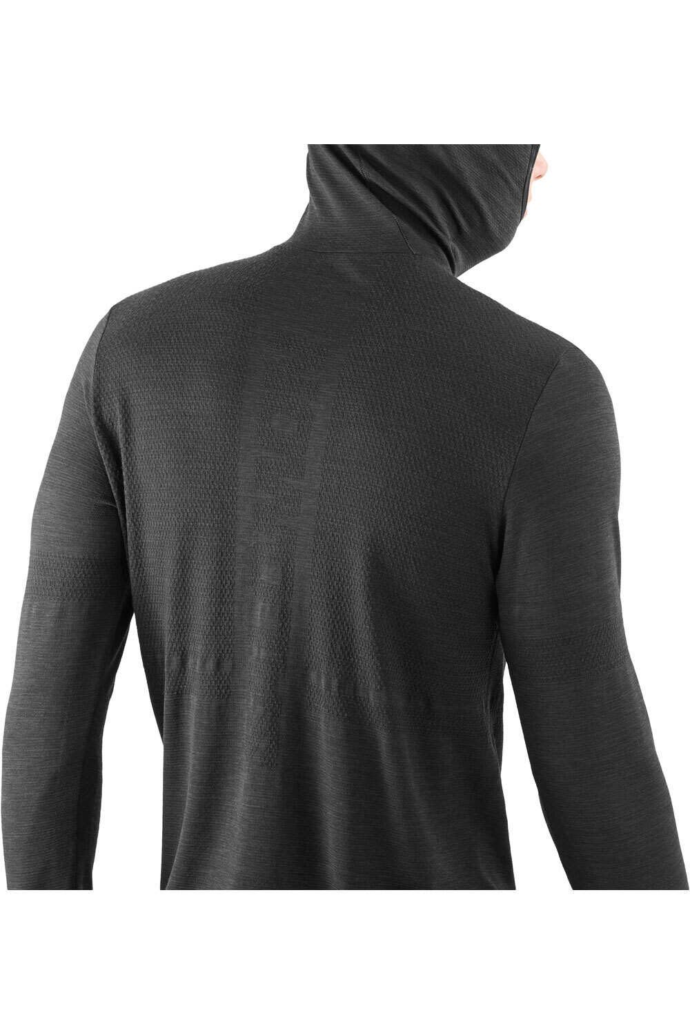 Salomon camiseta montaña manga larga hombre OUTSPEED WOOL HOODIE M 04