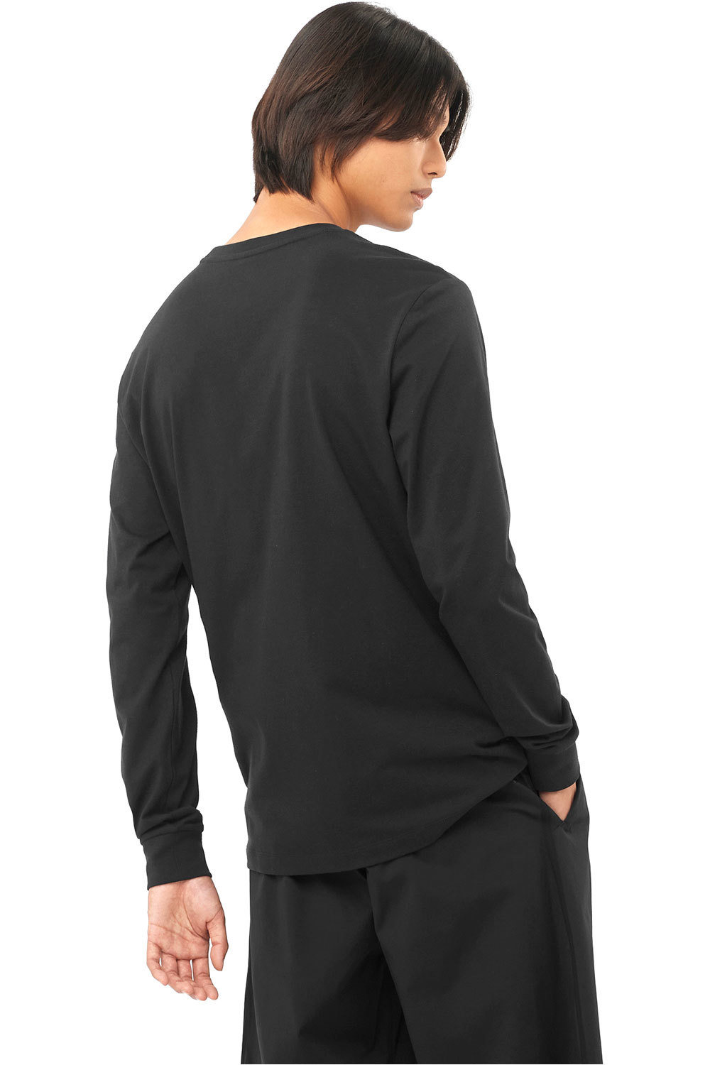 Salomon camiseta montaña manga larga hombre SALOMON LOGO LS TEE M vista trasera