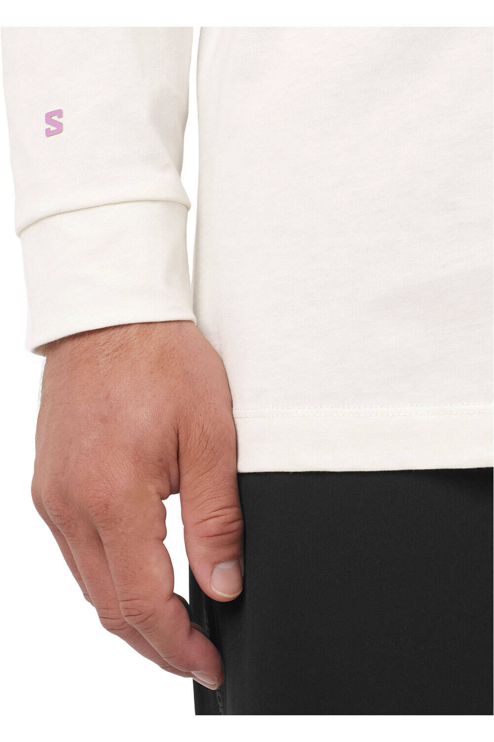 Salomon camiseta montaña manga larga hombre WILD RAYS LS TEE M 03