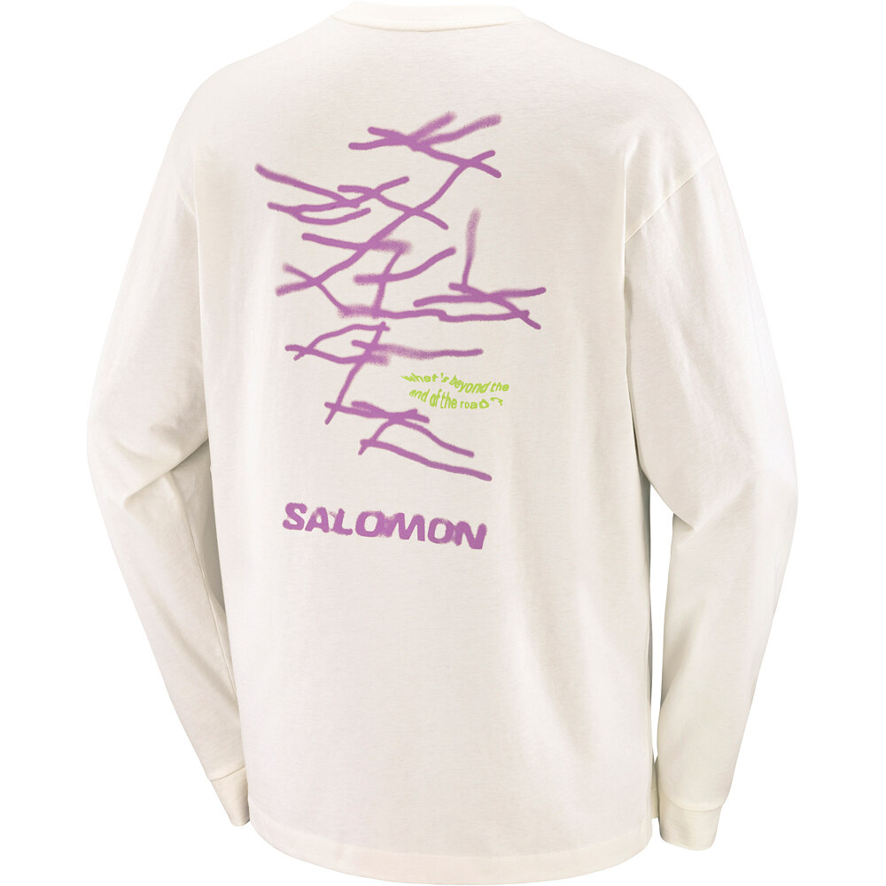 Salomon camiseta montaña manga larga hombre WILD RAYS LS TEE M 05