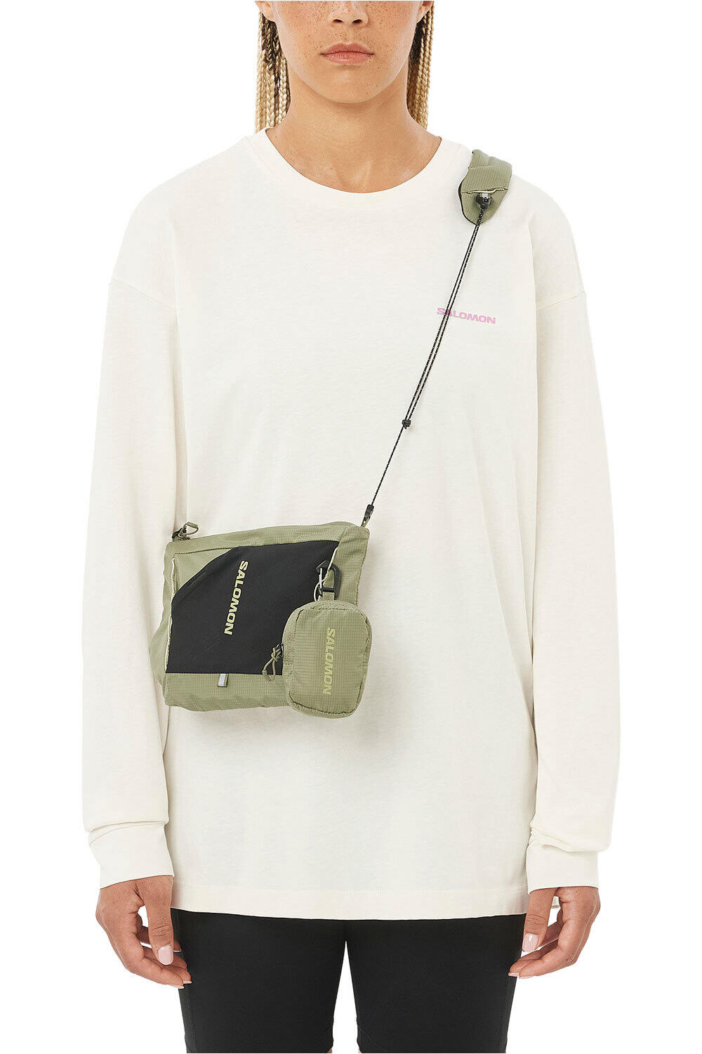 Salomon camiseta montaña manga larga hombre WILD RAYS LS TEE M vista frontal