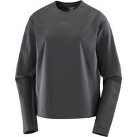 Salomon camiseta montaña manga larga mujer TRACKLINE LS TEE W vista detalle