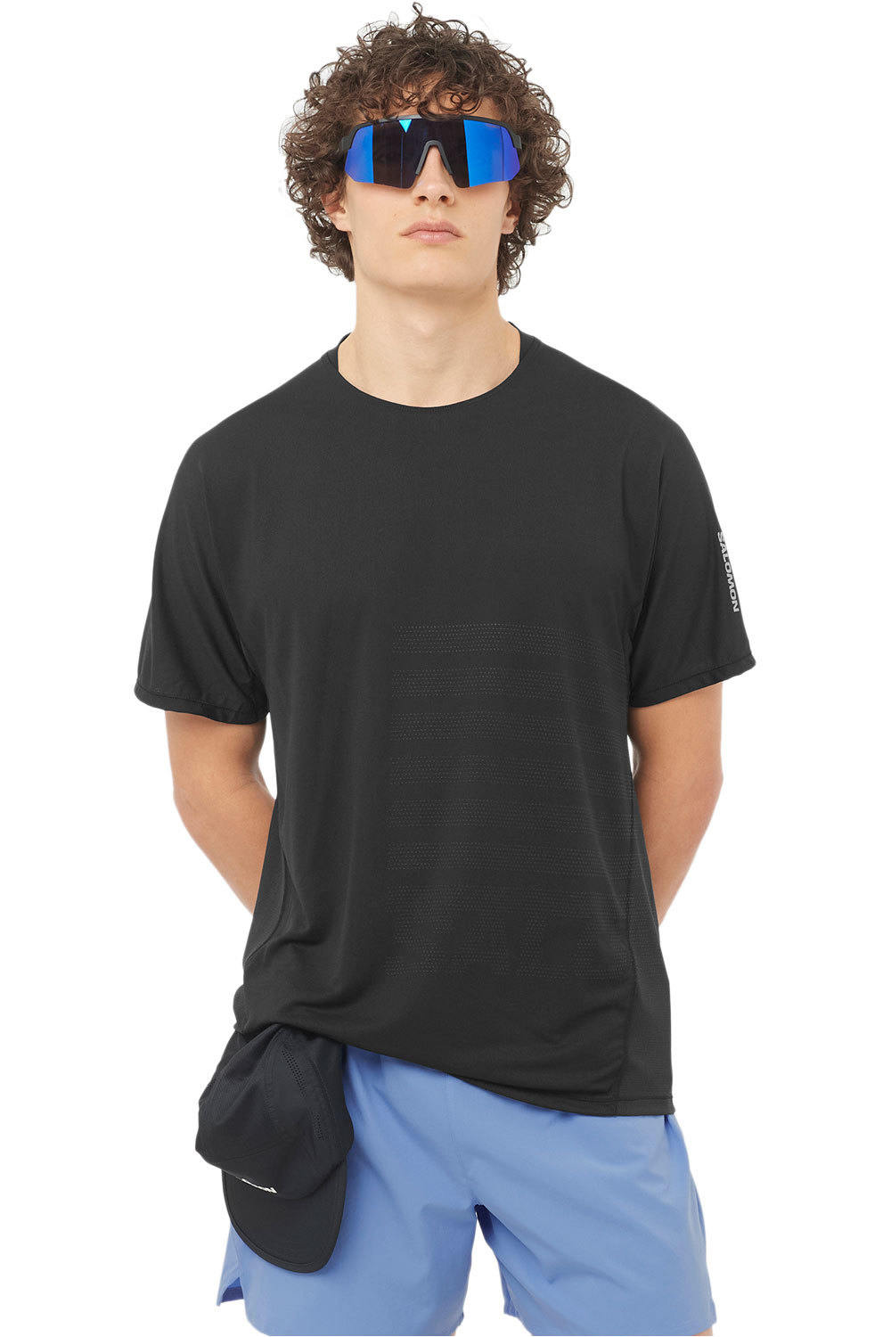 Salomon camiseta técnica manga corta hombre SENSE AERO SS TEE GFX M vista frontal