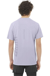 Salomon camiseta técnica manga corta hombre SENSE AERO SS TEE GFX M vista trasera