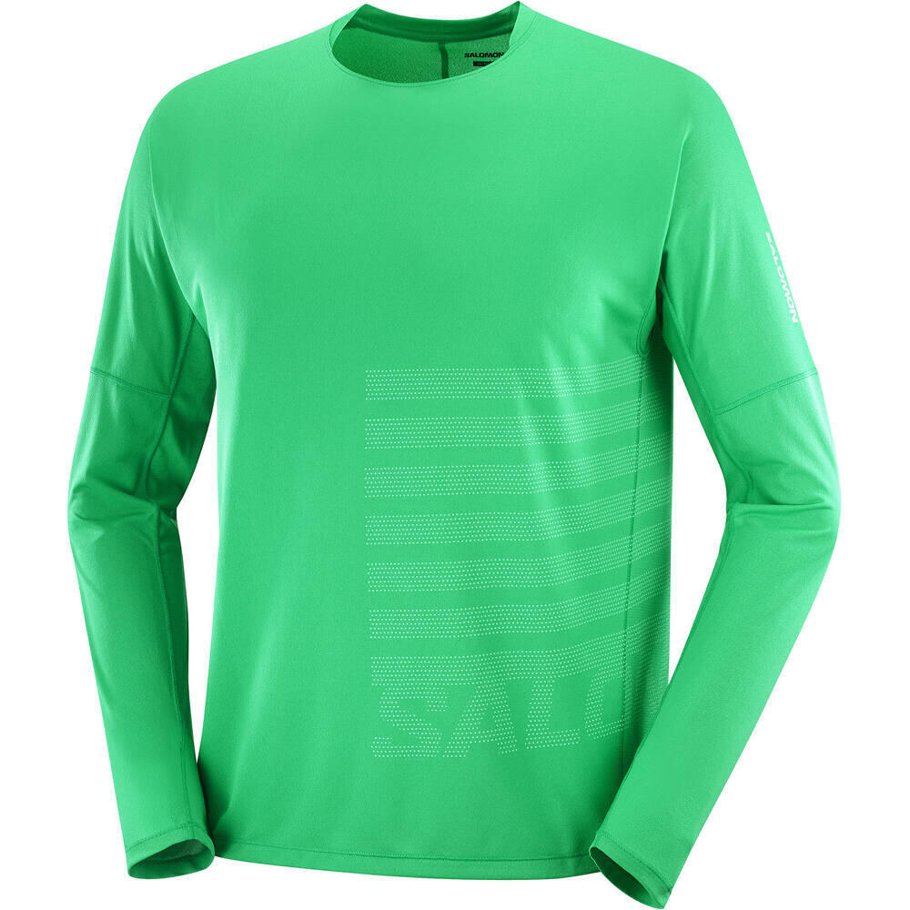 Salomon camiseta técnica manga larga hombre SENSE AERO LS TEE GFX M 04