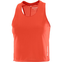 Salomon camiseta tirantes running SENSE AERO SHORT TANK W vista detalle