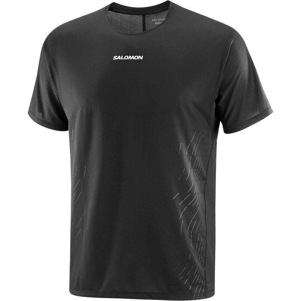 Salomon camisetas trail running manga corta hombre SENSE AERO SS TEE GFX M vista detalle