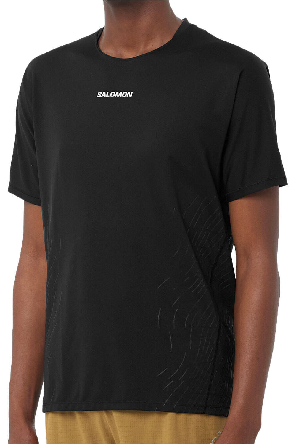 Salomon camisetas trail running manga corta hombre SENSE AERO SS TEE GFX M vista frontal