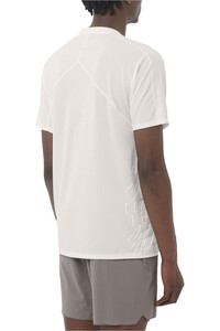Salomon camisetas trail running manga corta hombre SENSE AERO SS TEE GFX M vista trasera