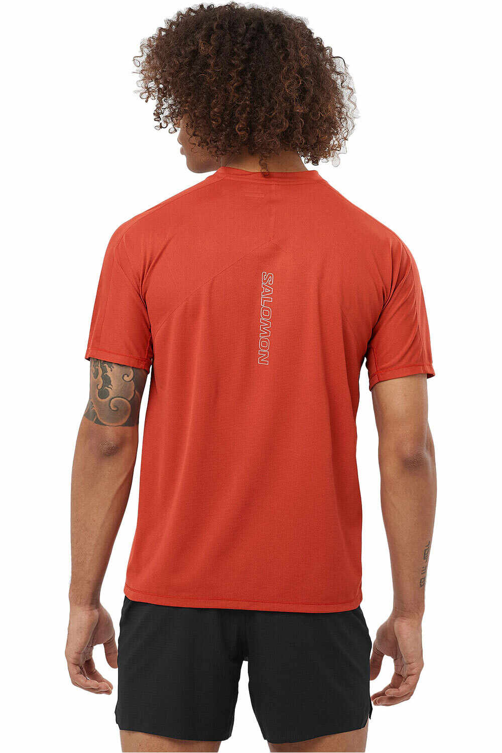 Salomon camisetas trail running manga corta hombre SENSE AERO SS TEE M vista trasera