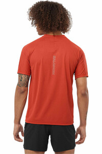 Salomon camisetas trail running manga corta hombre SENSE AERO SS TEE M vista trasera