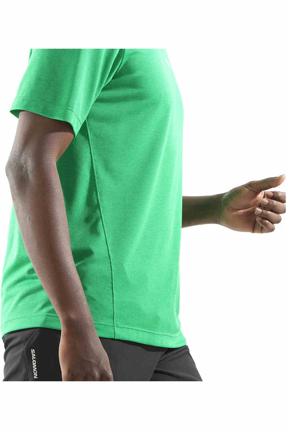 Salomon camisetas trail running manga corta hombre SHKout CORE SS TEE M vista detalle