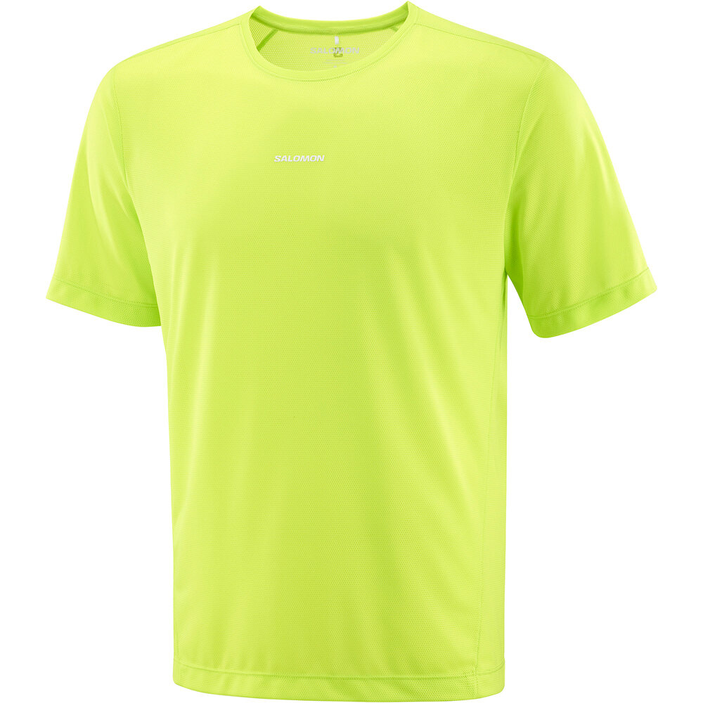 Salomon camisetas trail running manga corta hombre SHKout CORE SS TEE M vista detalle