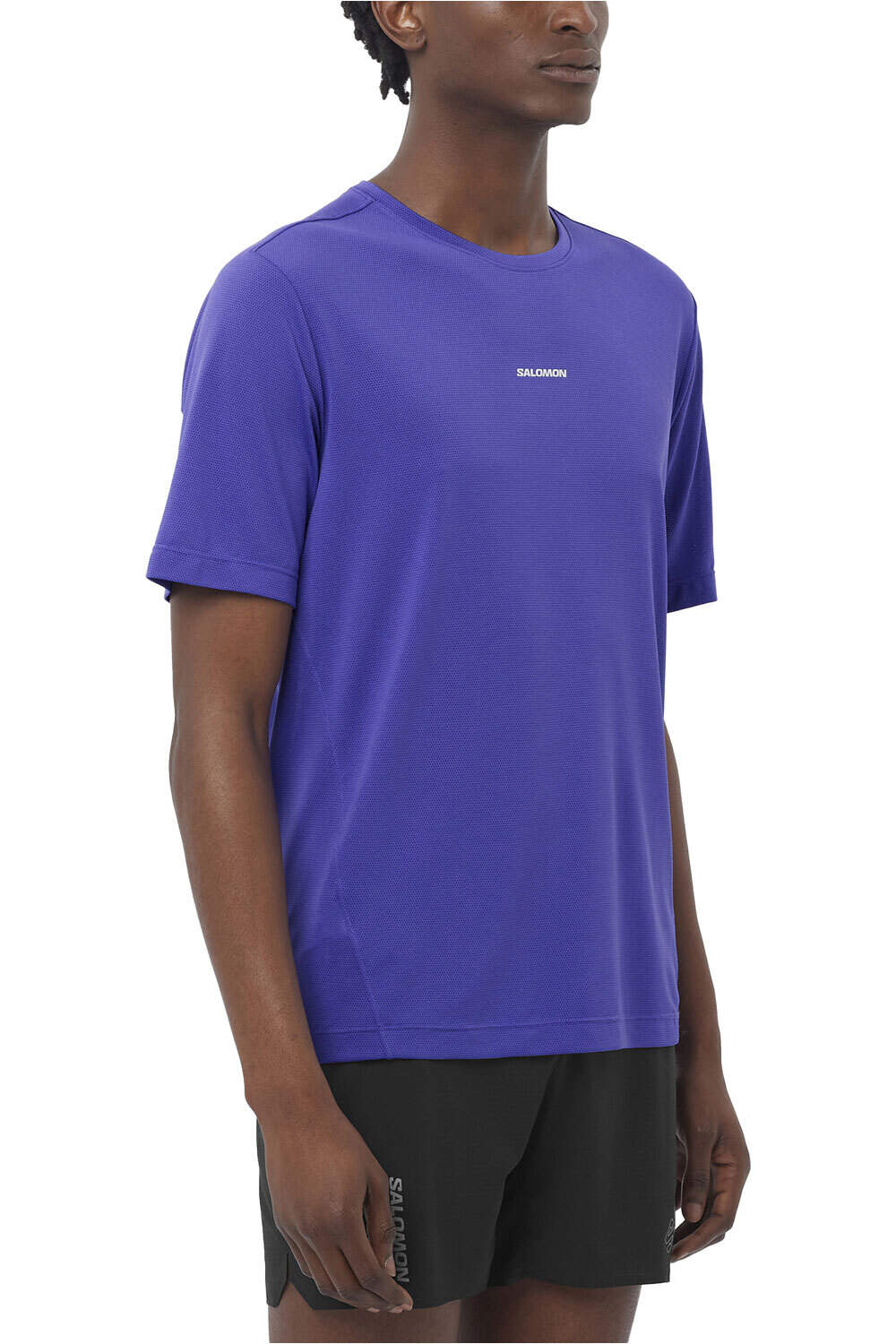 Salomon camisetas trail running manga corta hombre SHKout CORE SS TEE M vista frontal