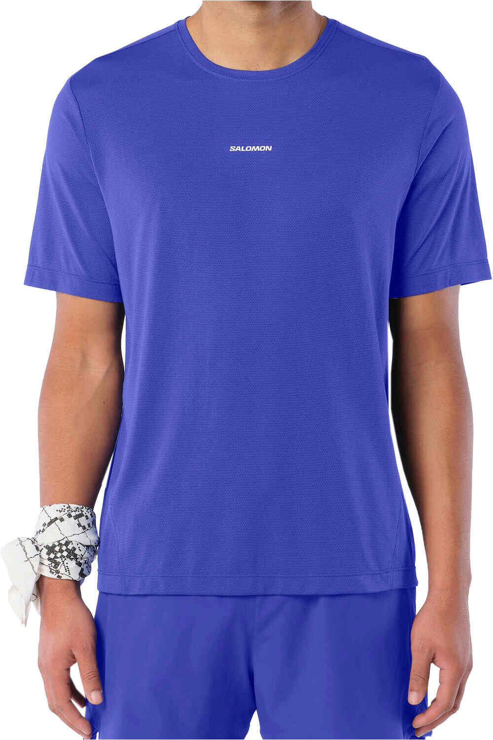 Salomon camisetas trail running manga corta hombre SHKout CORE SS TEE M vista frontal