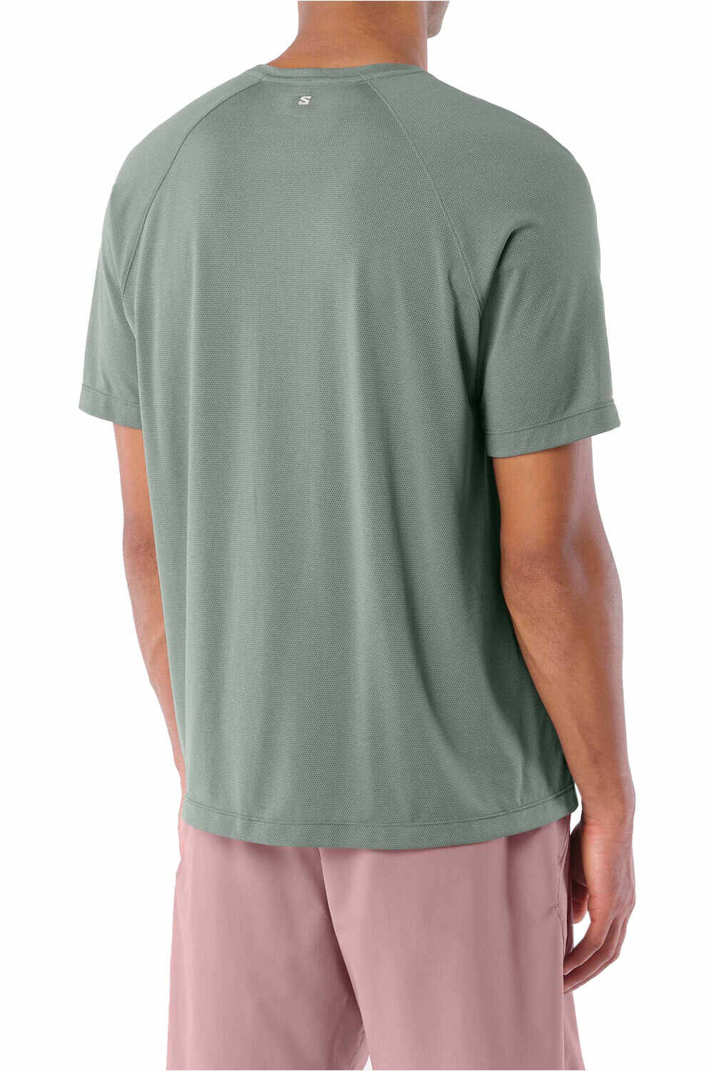 Salomon camisetas trail running manga corta hombre SHKout CORE SS TEE M vista trasera