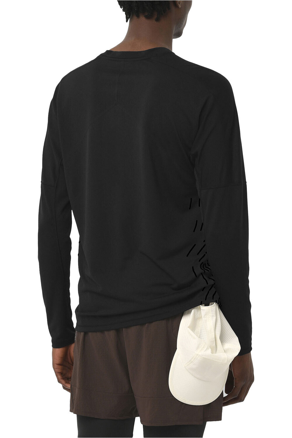 Salomon camisetas trail running manga larga hombre SENSE AERO LS TEE GFX M vista trasera