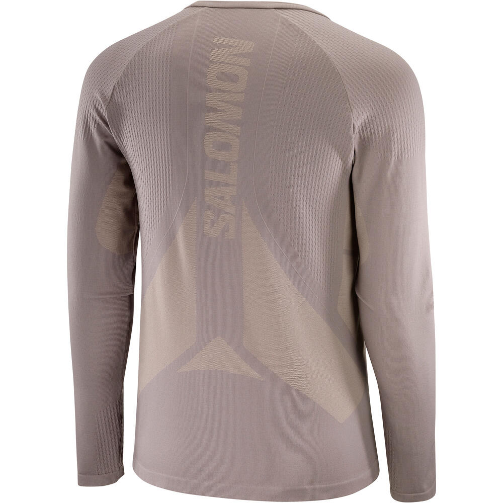 Salomon camisetas trail running manga larga hombre SENSE AERO SEAMLESS TEE M 03