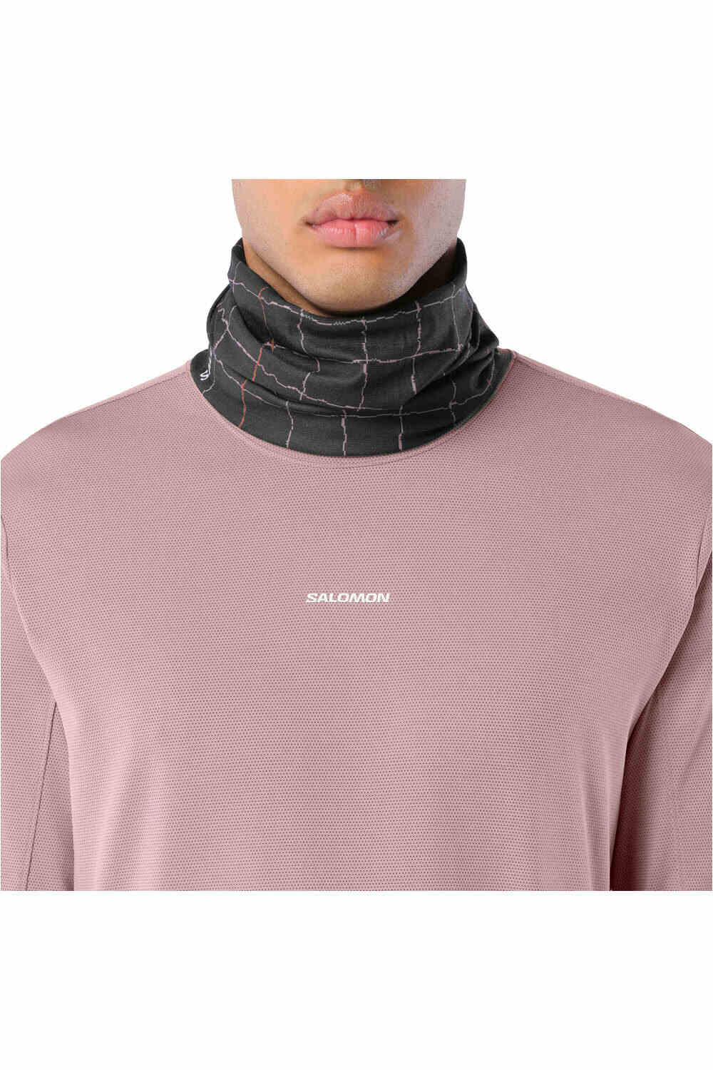 Salomon camisetas trail running manga larga hombre SHKout CORE LS TEE M vista detalle