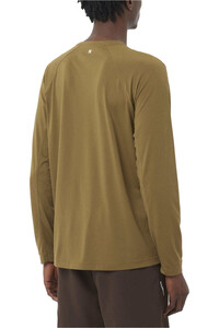 Salomon camisetas trail running manga larga hombre SHKout CORE LS TEE M vista trasera