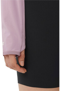 Salomon camisetas trail running manga larga mujer SENSE AERO HYBD CP PLVR W vista detalle