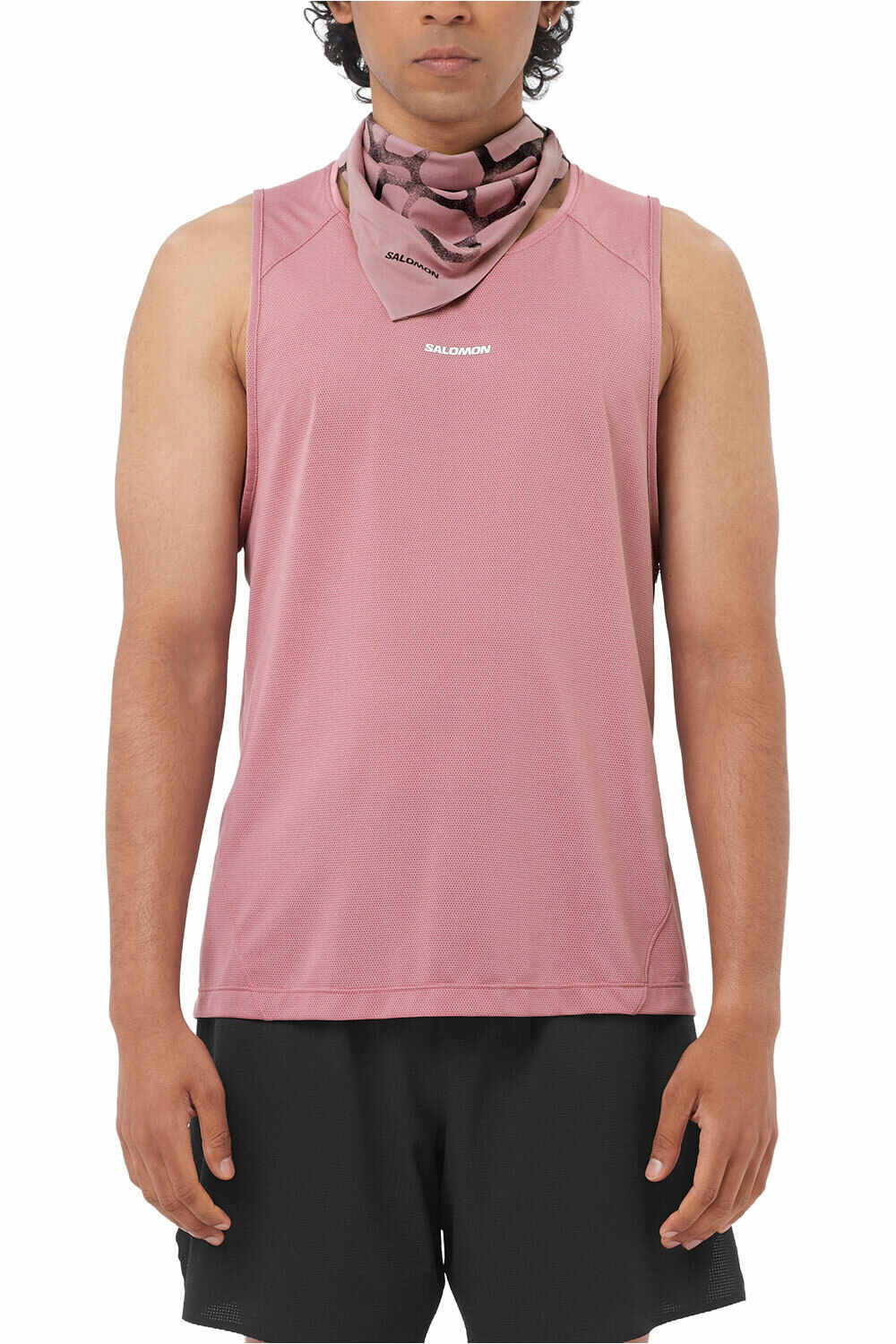 Salomon camisetas trail running tirantes hombre SHKout CORE TANK M vista frontal