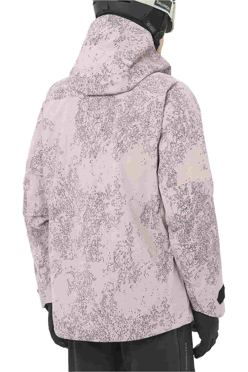 Salomon chaqueta esquí hombre ABSOLUTE 3L JKT PRINT M vista trasera