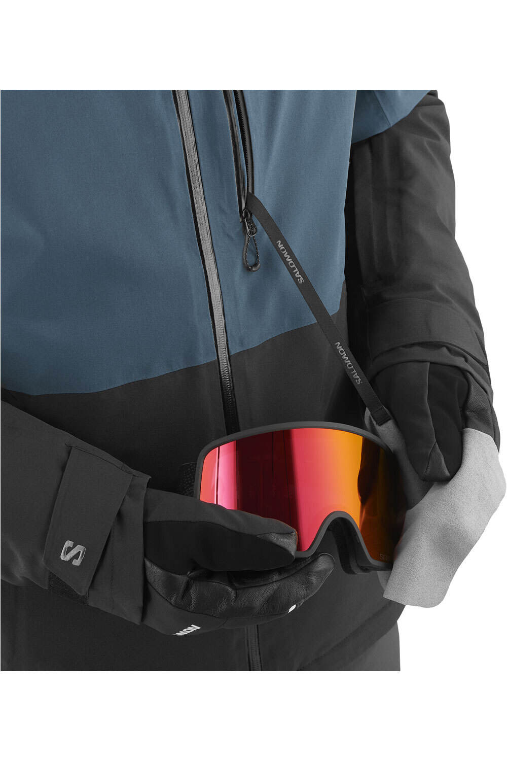 Salomon chaqueta esquí hombre HIGHLAND JACKET M vista detalle