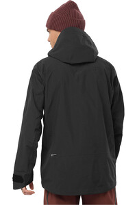 Salomon chaqueta impermeable hombre ABSOLUTE 3L JKT M vista trasera