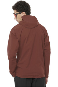 Salomon chaqueta impermeable hombre OUTERPATH 2.5L WP JKT M vista trasera