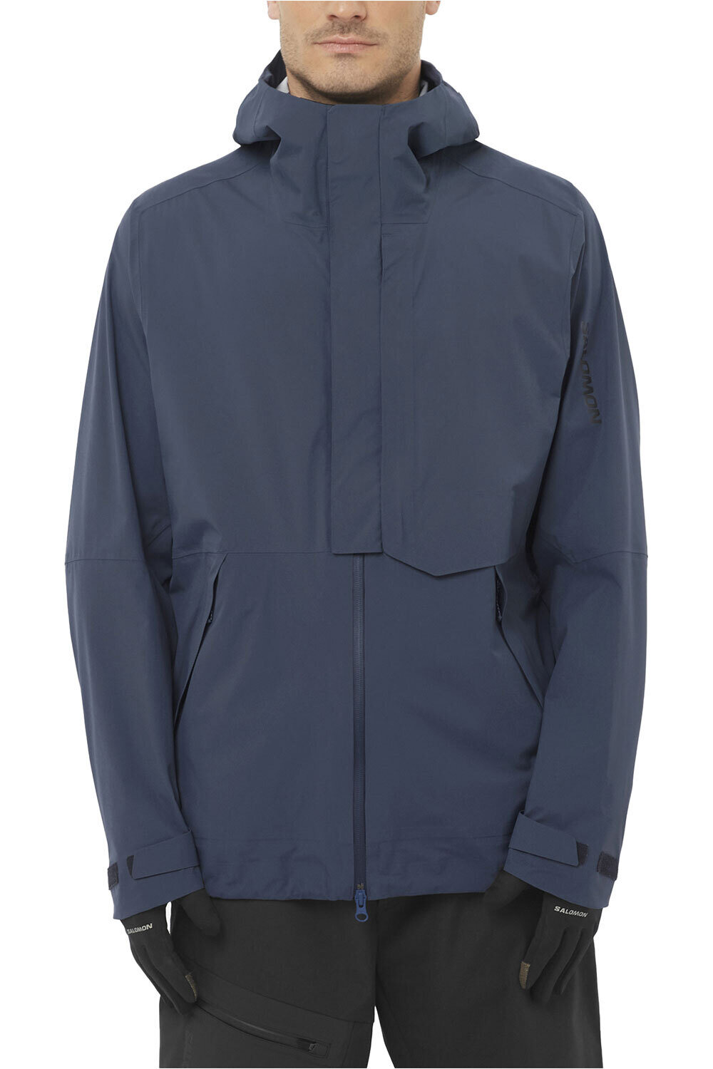 Salomon chaqueta impermeable hombre OUTERPATH PRO 2.5L JKT M vista frontal