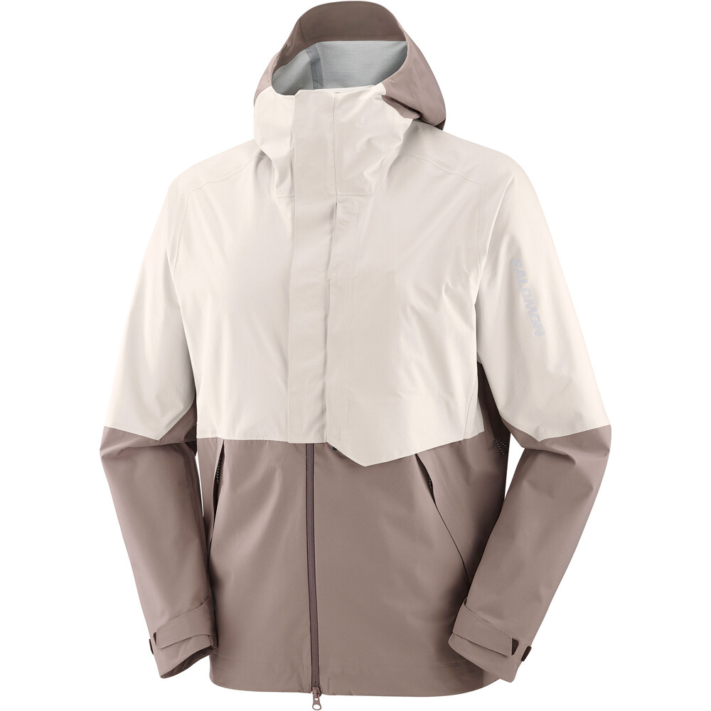 Salomon chaqueta impermeable hombre OUTERPATH PRO 2.5L JKT M vista frontal