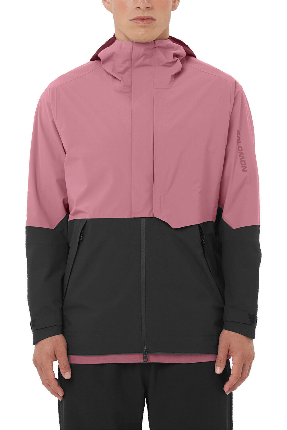 Salomon chaqueta impermeable hombre OUTERPATH PRO 2.5L JKT M vista frontal