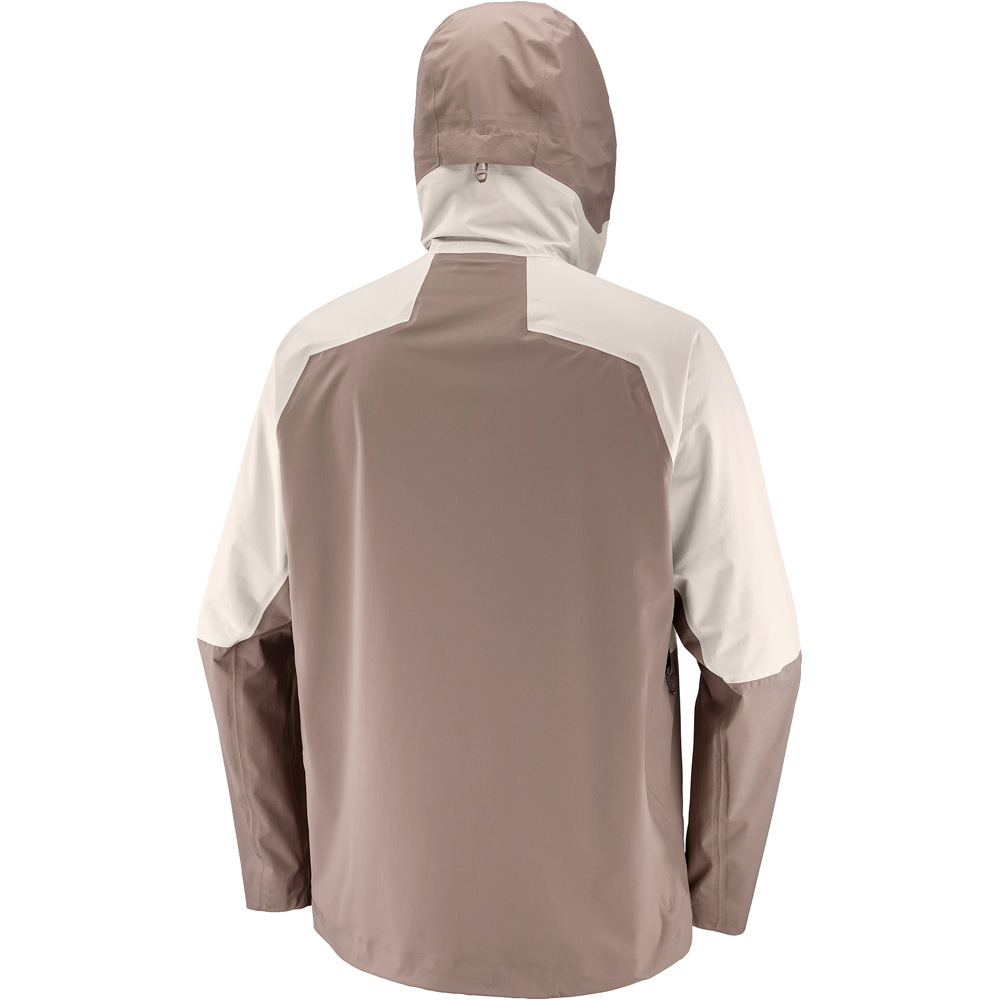 Salomon chaqueta impermeable hombre OUTERPATH PRO 2.5L JKT M vista trasera