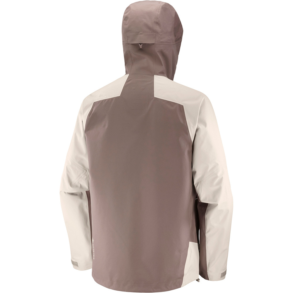 Salomon chaqueta impermeable hombre OUTLINE 3L GTX M vista trasera