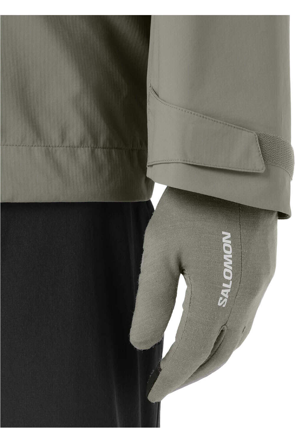 Salomon chaqueta impermeable hombre OUTQUEST 2.5L JKT M vista detalle