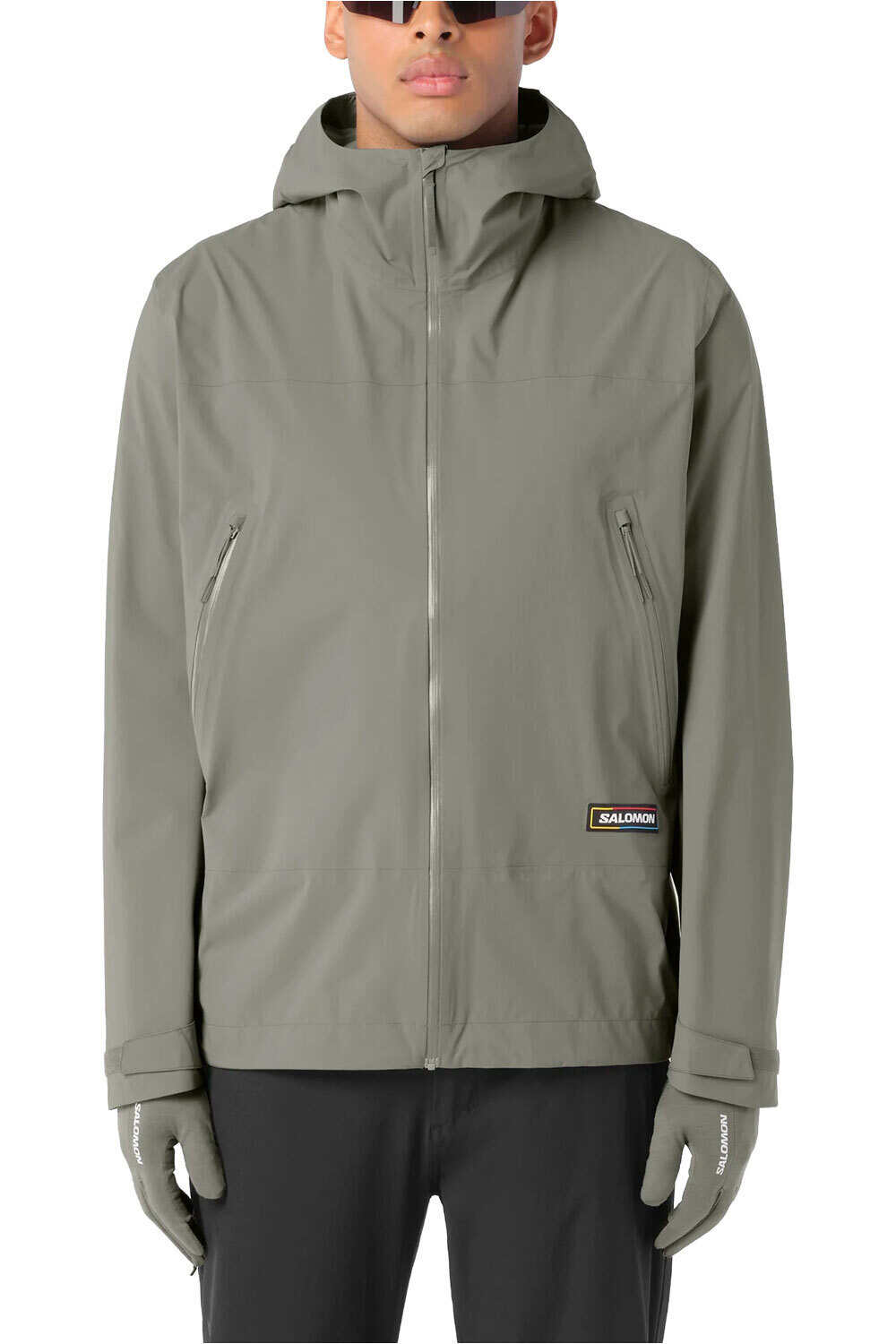 Salomon chaqueta impermeable hombre OUTQUEST 2.5L JKT M vista frontal