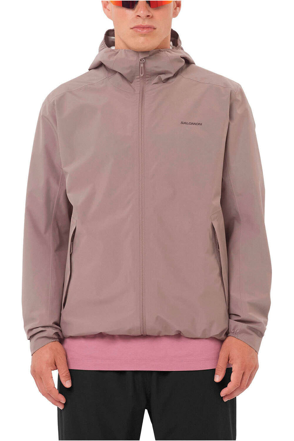 Salomon chaqueta impermeable hombre OUTSCAPE 2L JACKET SOL M vista frontal